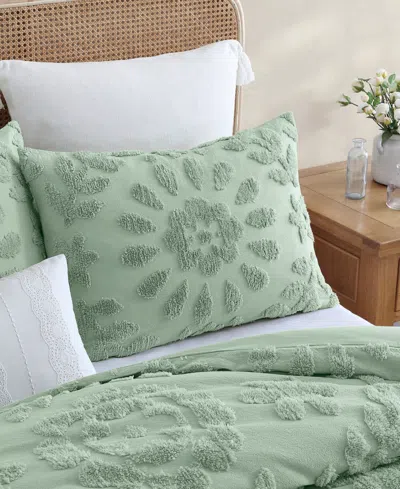 Peri Home Chenille Laurel 2-pc. Comforter Set, Twin In Green