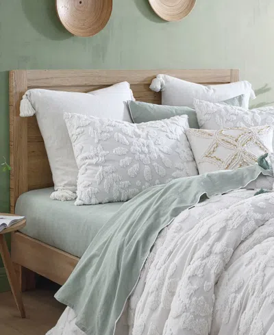 Peri Home Chenille Laurel 2-pc. Comforter Set, Twin In Blue