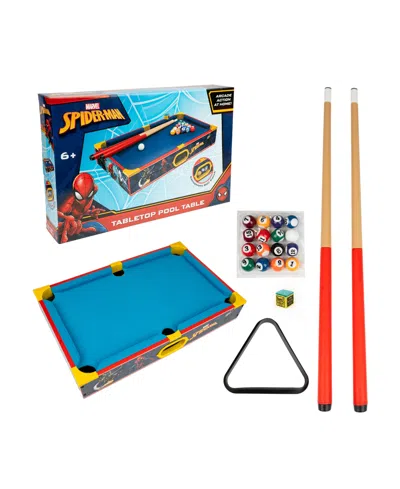 World Tech Toys Spider-man Tabletop Pool Table In Blue