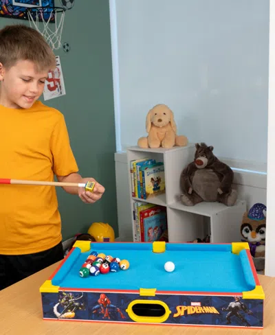 World Tech Toys Spider-man Tabletop Pool Table In Blue