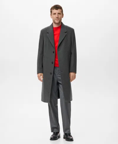 Mango Raglan Sleeve Wool Sweater In Red