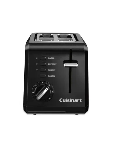 Cuisinart Cpt-122 2-slice Compact Toaster In Black