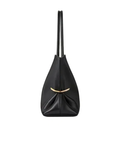 Givenchy Pinch Squeezed Horizontal Tote Bag In Nappa Leather In Black