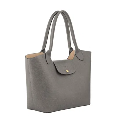 Longchamp Epure Shoulder Bag In Gray