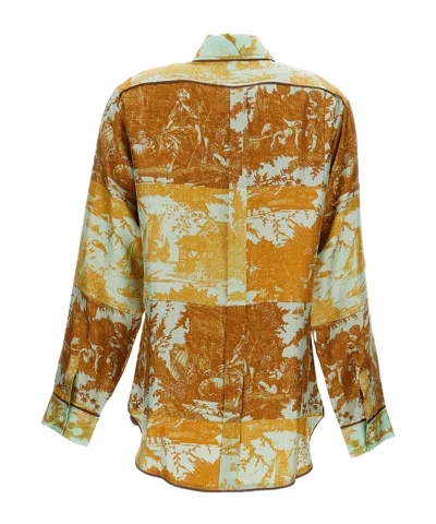 Pierre-louis Mascia Long-sleeved Shirt In Multi