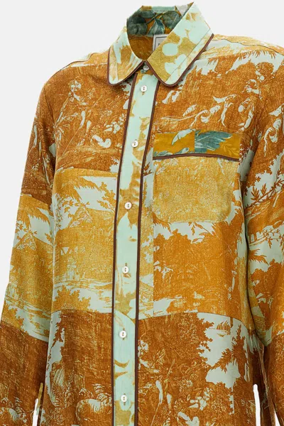 Pierre-louis Mascia Long-sleeved Shirt In Multi