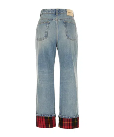 Alexander Mcqueen Denim Jeans In Blue