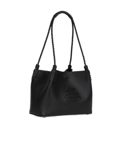 Etro Fendi Beauty Case Ff Jacquard Small In Black