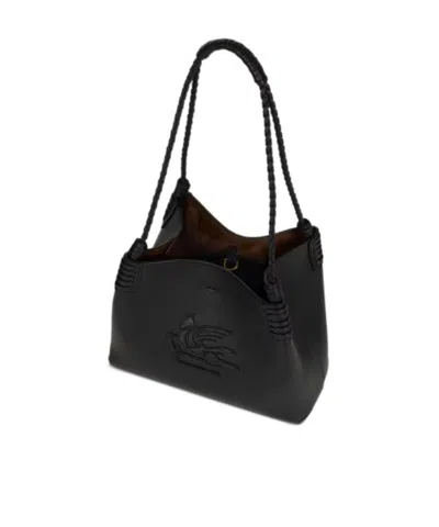 Etro Fendi Beauty Case Ff Jacquard Small In Black