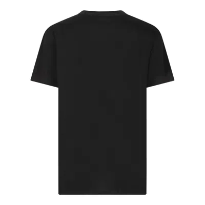 Alexander Mcqueen Logo Lettering Crewneck T-shirt In Black