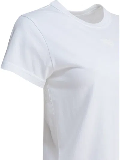 Alexander Wang Essential Jsy Shrunken Tee W/puff Logo In White