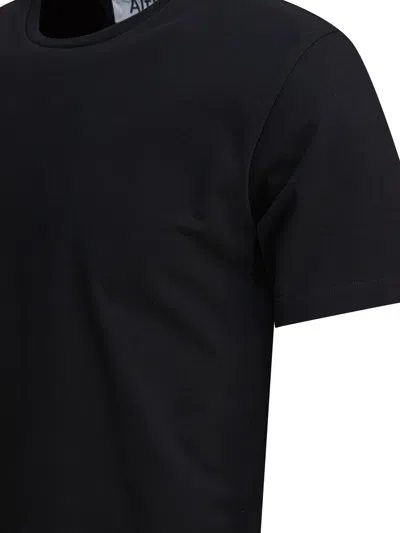 Altum Black Cotton T-shirt In Blue