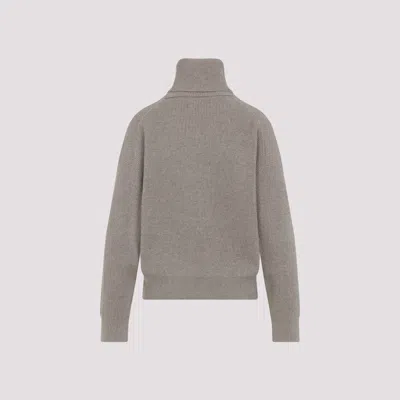 Brunello Cucinelli Virgin-wool Sweater In Gray