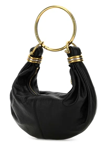 Chloé Small Bracelet Hobo Bag Black