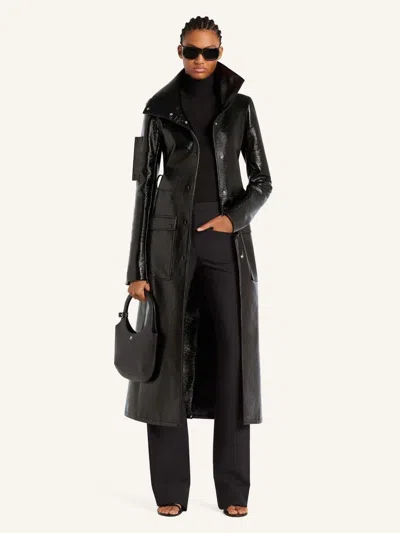 Courrèges Courregès Coat In Black