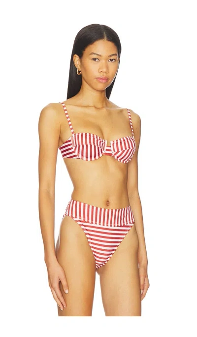 Bananhot Chess Bustier Bikini Top In Multi