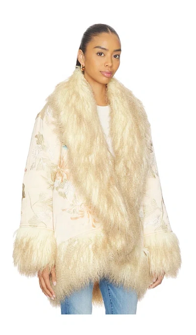Free People Moon Petals Jacket In Neutral