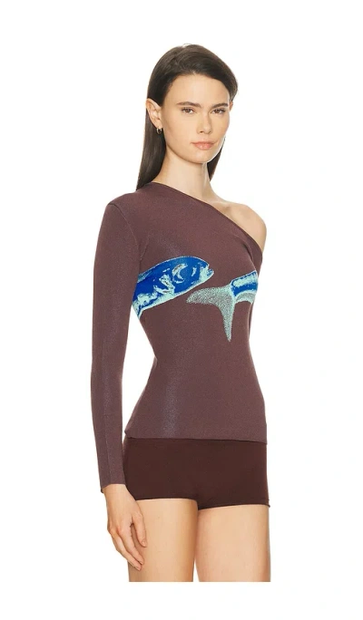 Ph5 Marlin Pullover In Brown