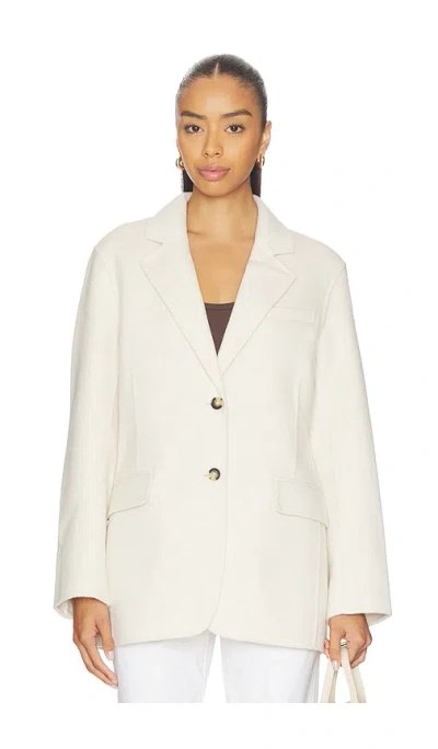 Rag & Bone Zoe Wool Blazer In White