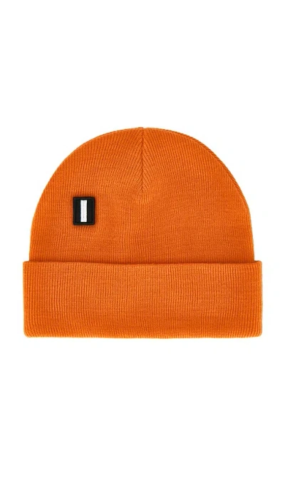 Whitespace Cashmere Knit Beanie In Orange
