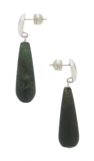 Shashi Sage Drop Earring In Green