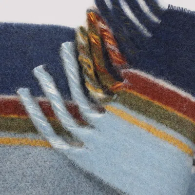 Marni Logo-patch Scarf In Black