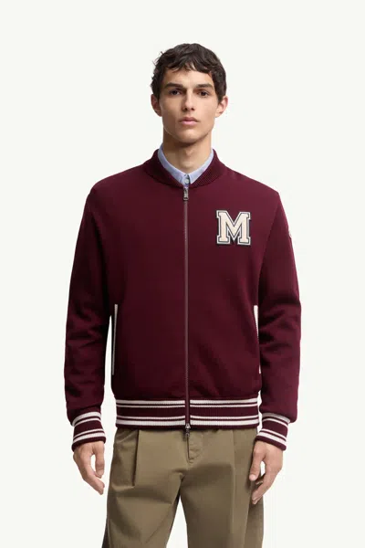 Moncler Cardigan In Red