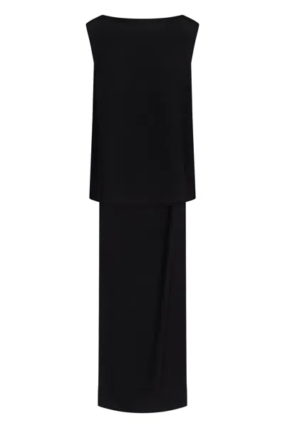 P.a.r.o.s.h Parosh Silk Blouse In Black