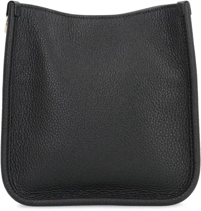 Prada Medium Leather Shoulder Bag In Black