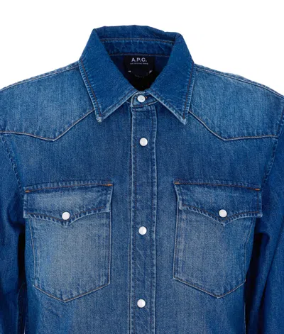 Apc Jacket A. P.c. Men Color Blue In Blue