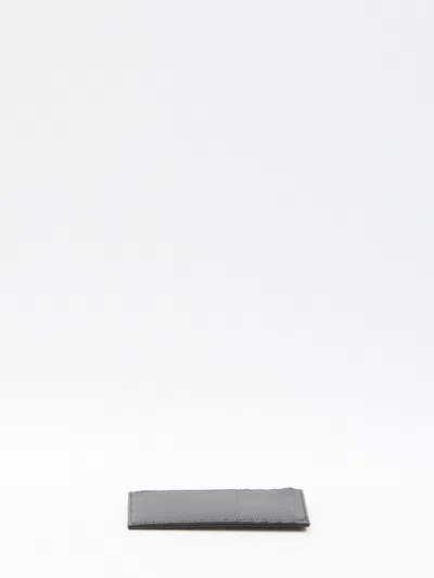 Saint Laurent Cassandre Fragments Cardholder In Black