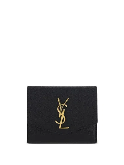Saint Laurent Uptown Wallet In Black