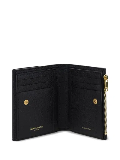 Saint Laurent Uptown Wallet In Black