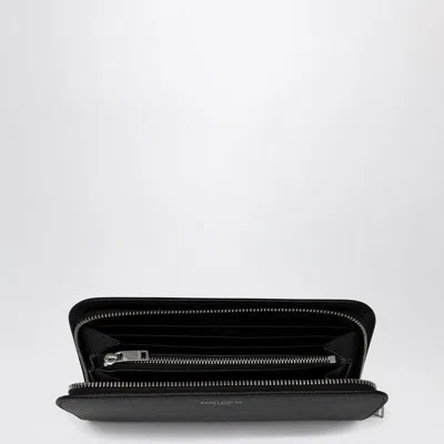 Saint Laurent Zip Around Wallet In Black