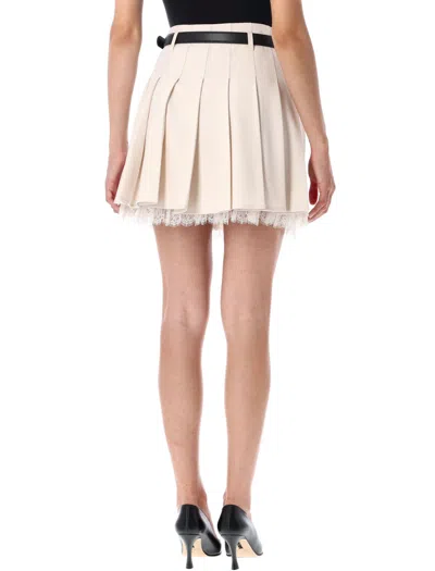 Self-portrait Self Portrait Skirts White In Neutral