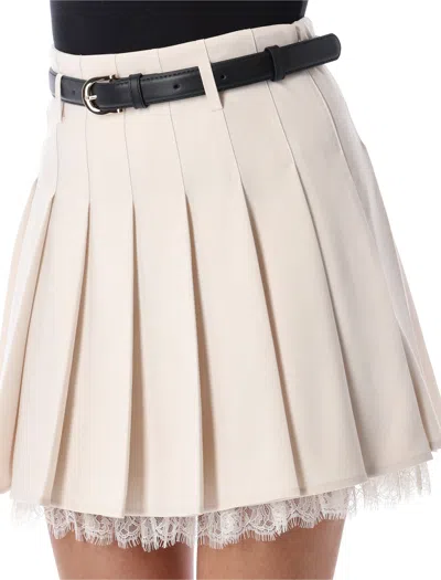 Self-portrait Self Portrait Skirts White In Neutral