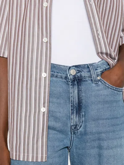 Seven Lotta Wide-leg Denim Jeans In Blue