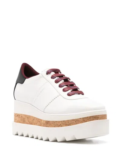 Stella Mccartney Stella Mc Cartney Sneak Elyse Wedge Sneakers In White