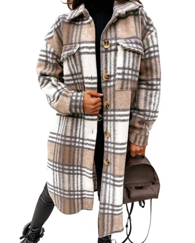 Vera Dolini Coat In Multi