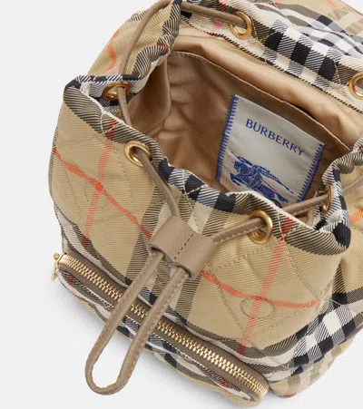 Burberry Check Backpack