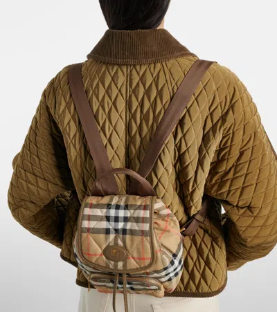 Burberry Check Backpack