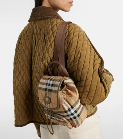 Burberry Check Backpack