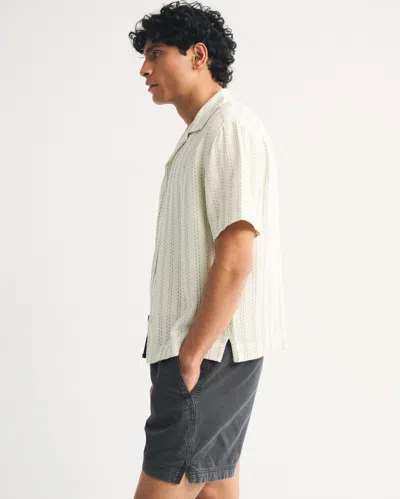 Abercrombie & Fitch A&f Resort Shirt In Sand