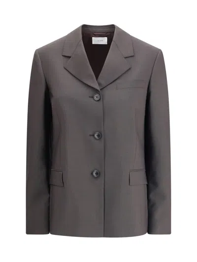 The Row Faelan Button-fastening Jacket In Brown