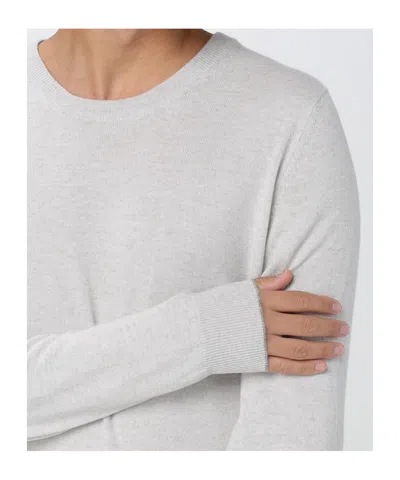 Brunello Cucinelli Crewneck Knitted Jumper In White