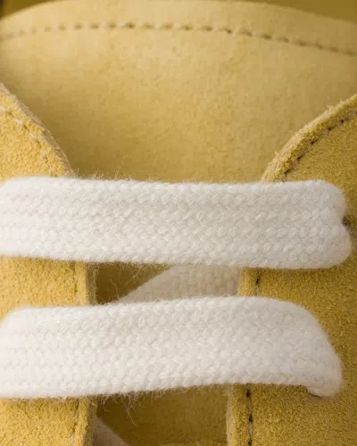 Prada Montecarlo Re-edition 2005 Suede And Mesh Sneakers In Yellow