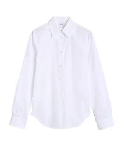Aspesi Camicia In Popeline Di Cotone In White