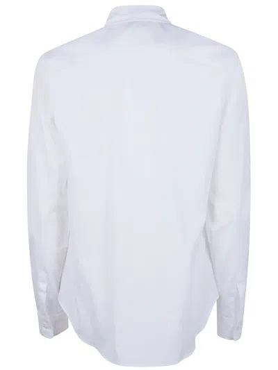 Aspesi Camicia In Popeline Di Cotone In White