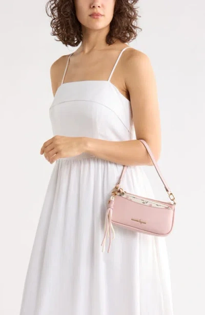 Nanette Lepore Margeaux Faux Leather Clutch In Pink