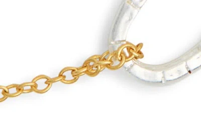 Karine Sultan Brick Station Chain Necklace